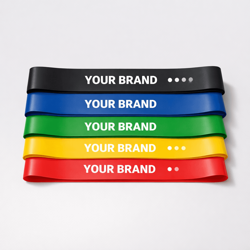 Resistance Exercise Bands Set private-label product concept