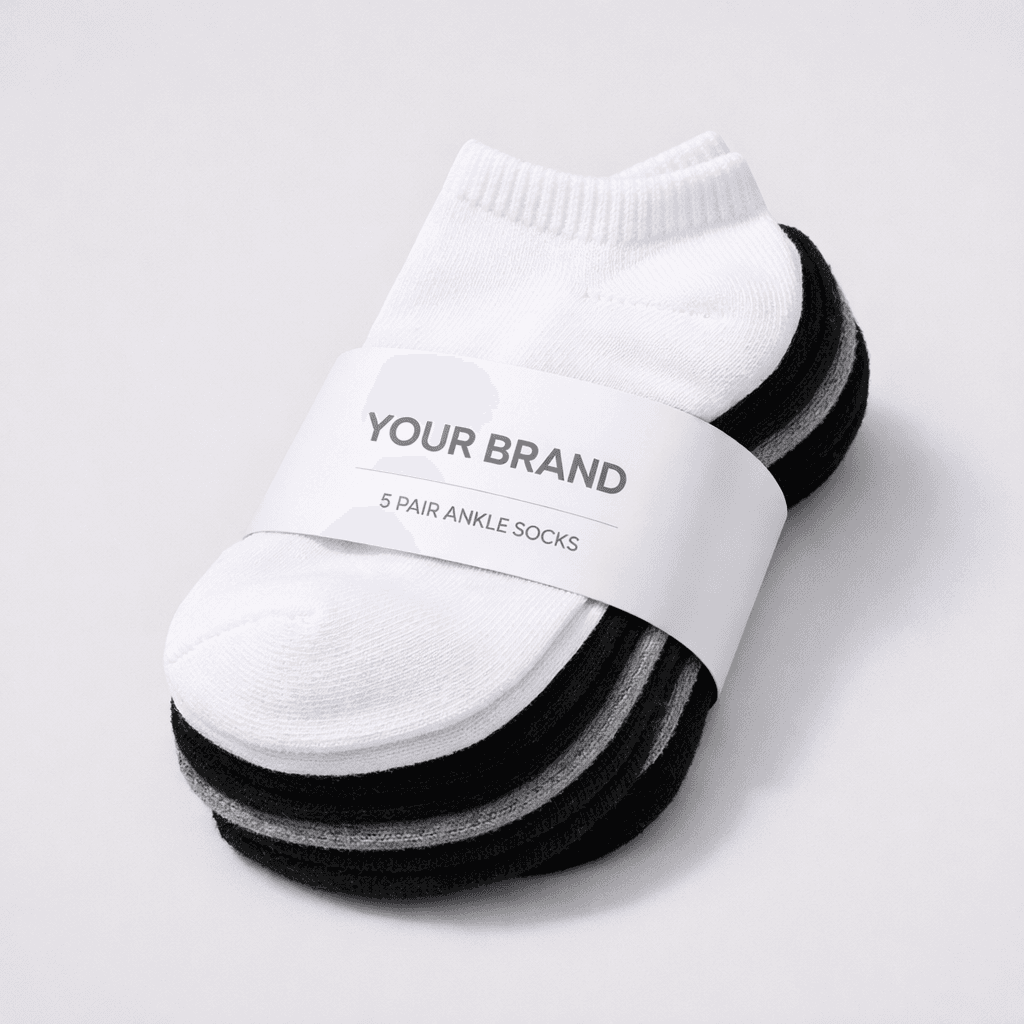 Comfy Ankle Socks (5-Pack) private-label product concept