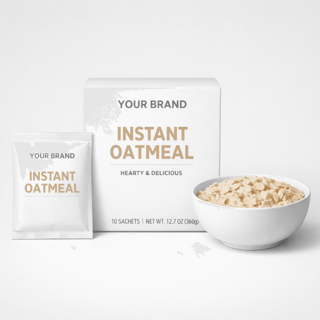 Instant Oatmeal Sachets private-label product concept