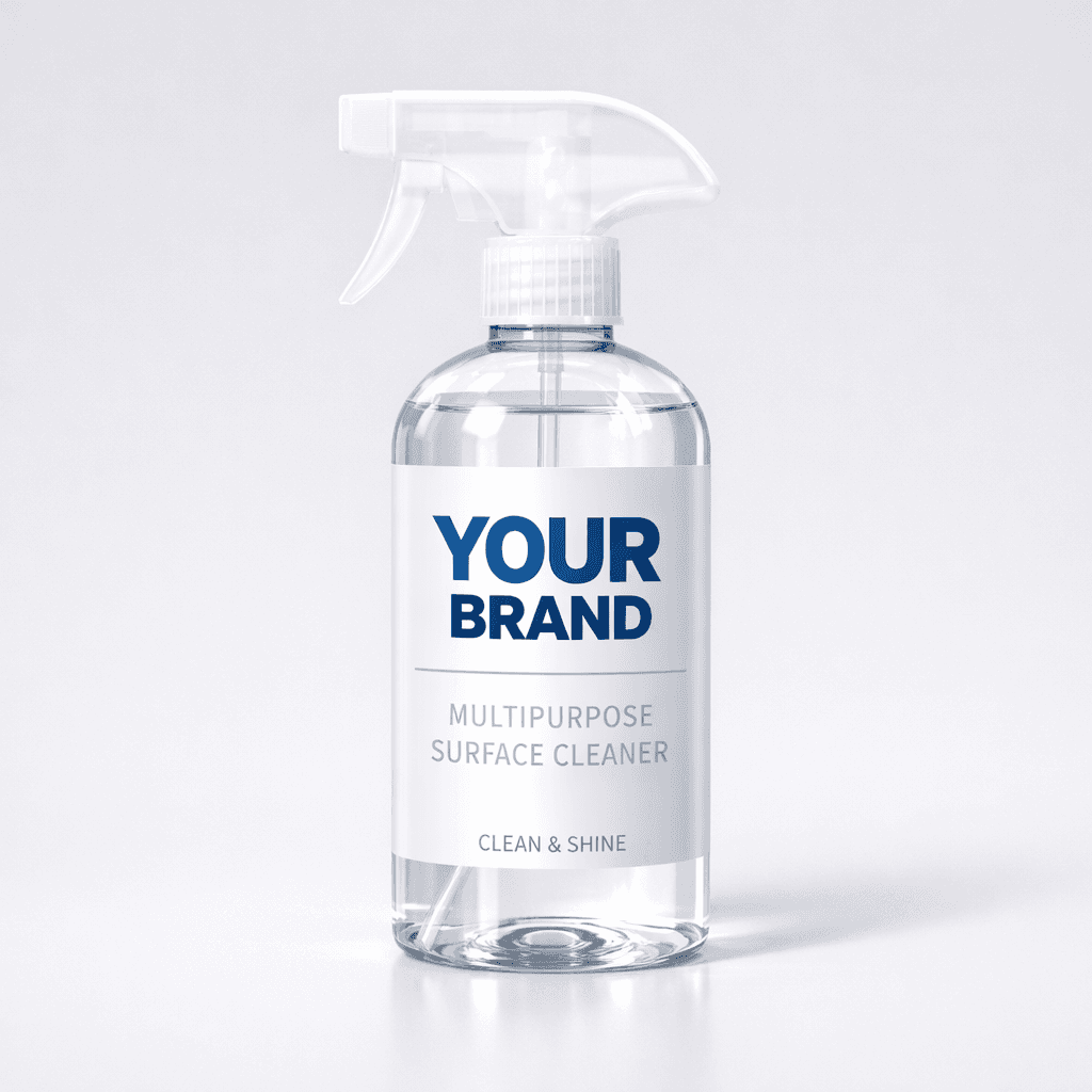 Multipurpose Surface Cleaner Spray private-label product concept