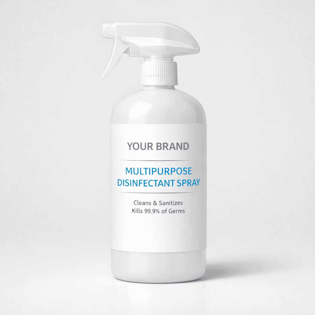 Multipurpose Disinfectant Spray private-label product concept