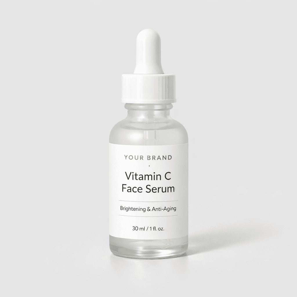 Vitamin C Face Serum private-label product concept