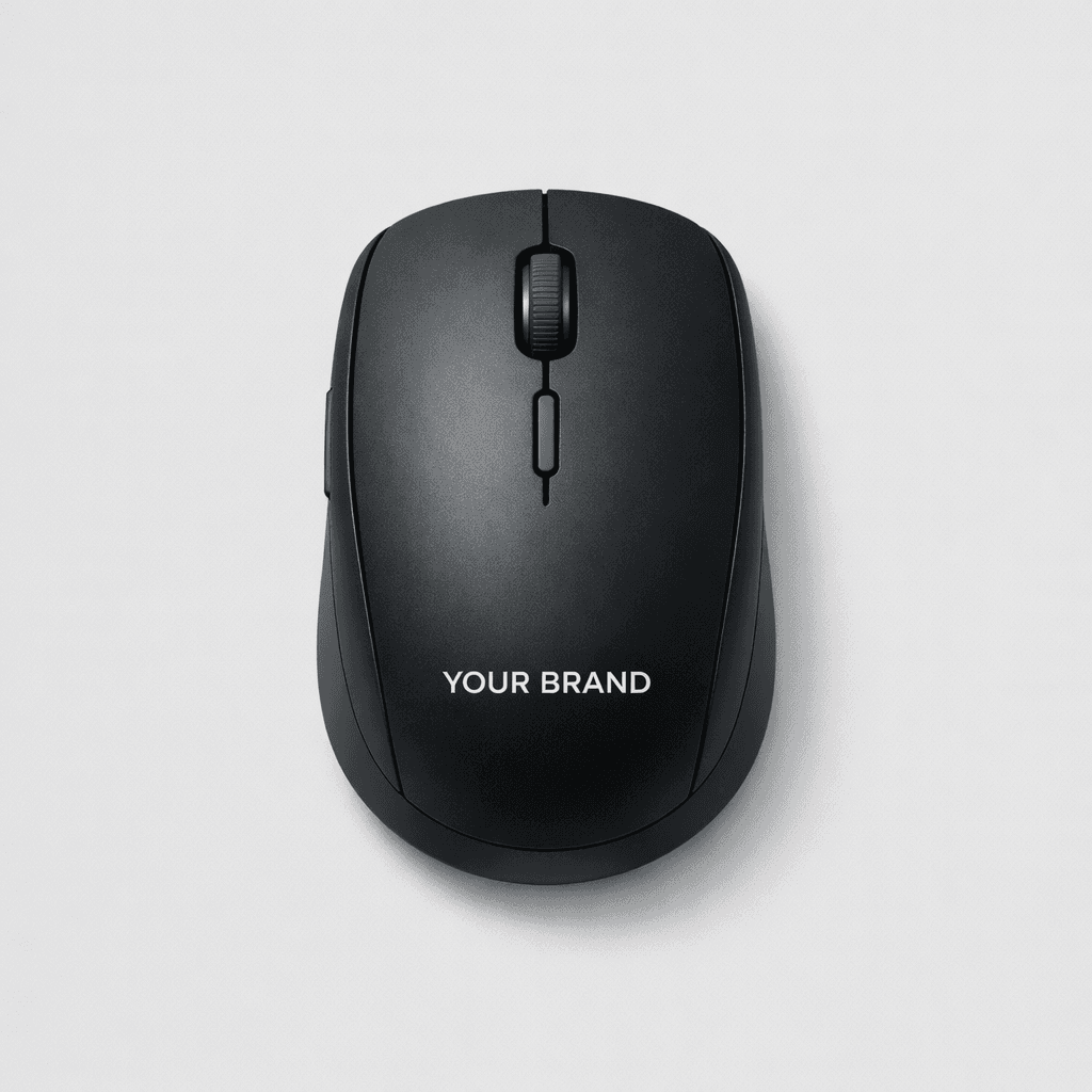 Wireless Mouse private-label product concept