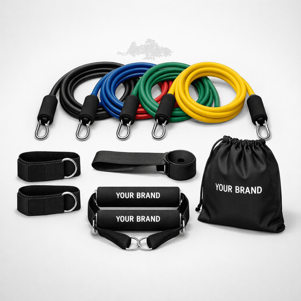 Adjustable Resistance Band Set private-label product concept