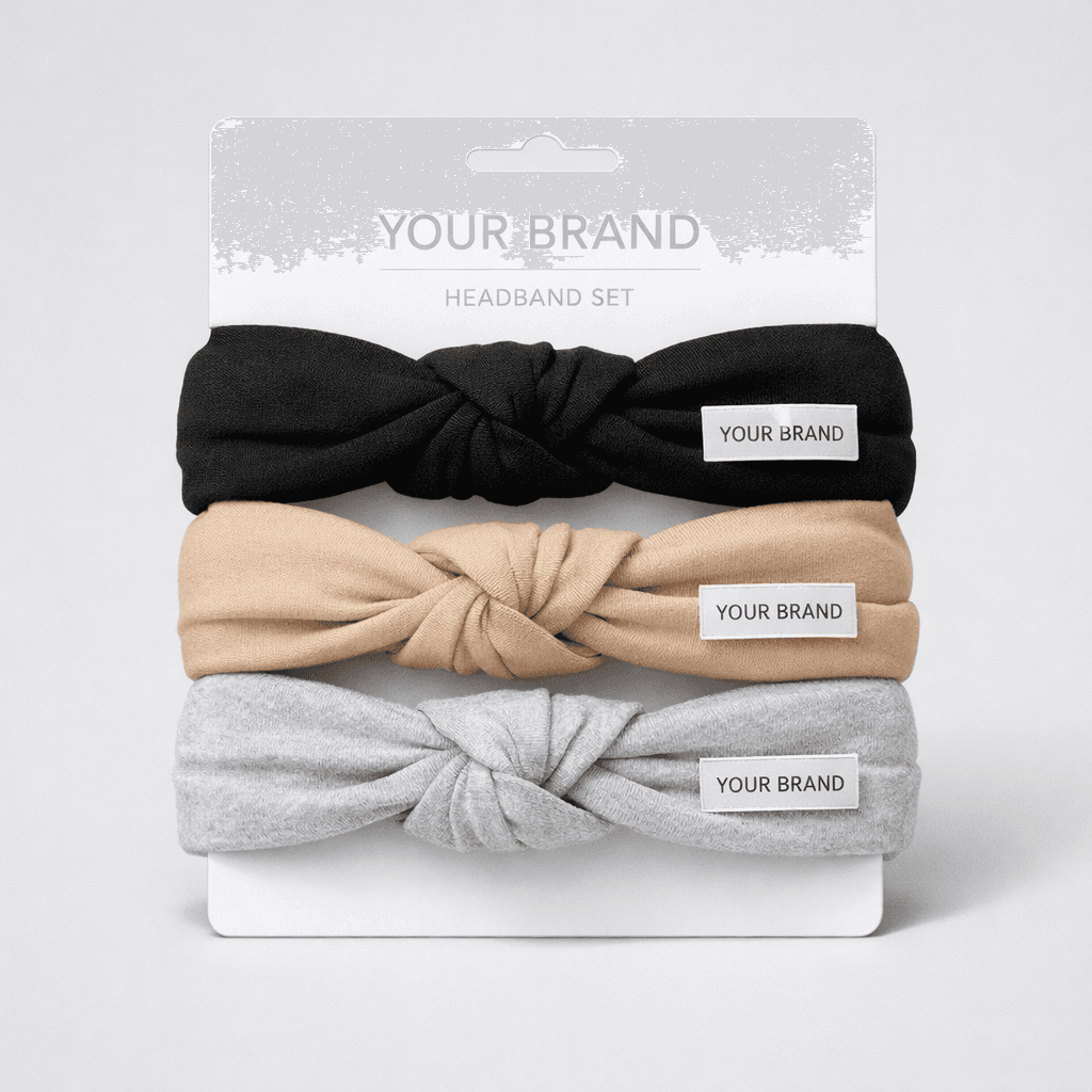 Fashion Headband Set private-label product concept