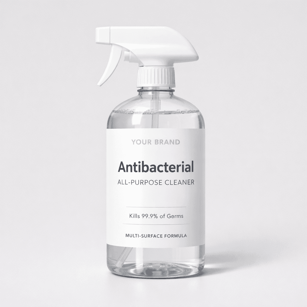 Antibacterial All-Purpose Cleaner private-label product concept