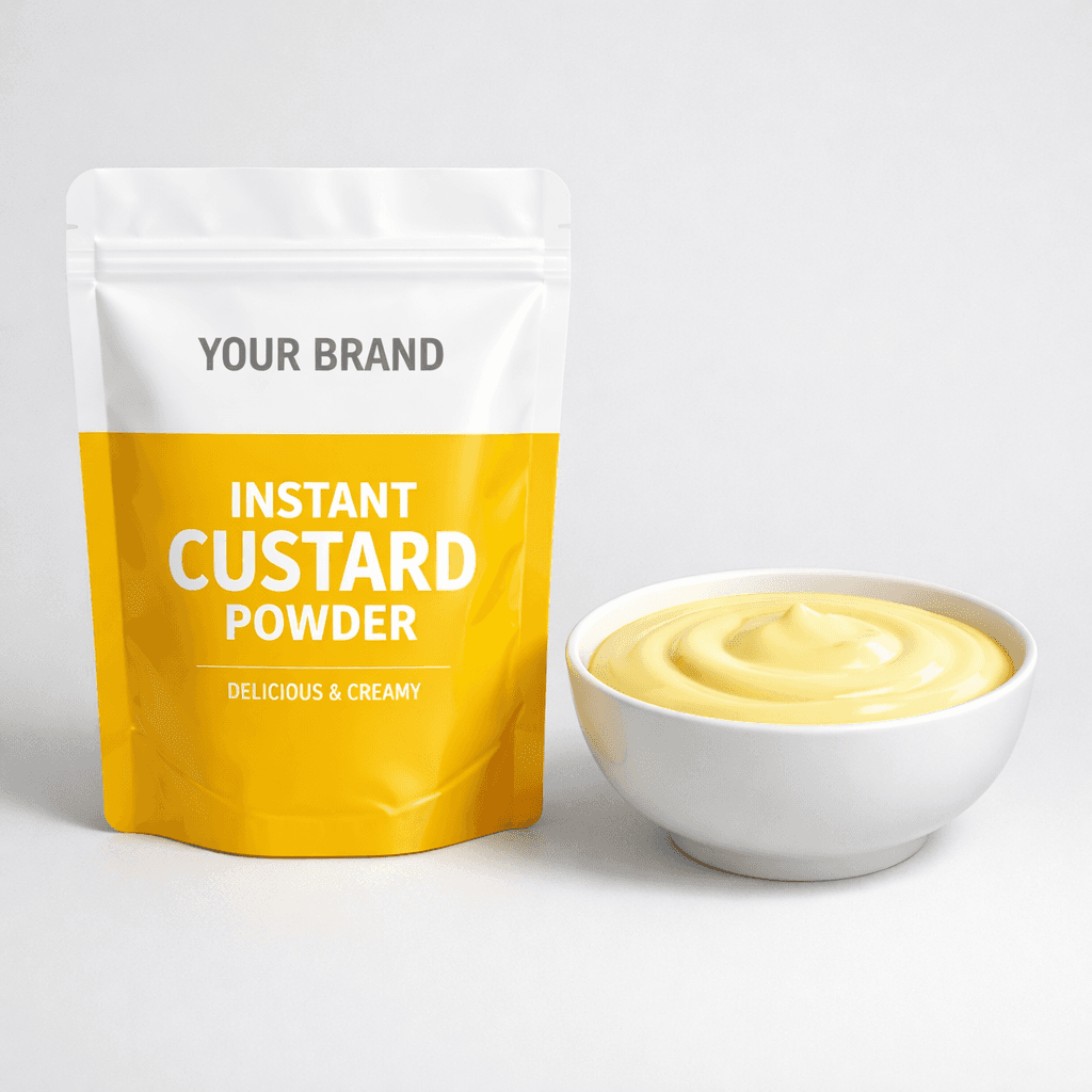 Instant Custard Powder private-label product concept