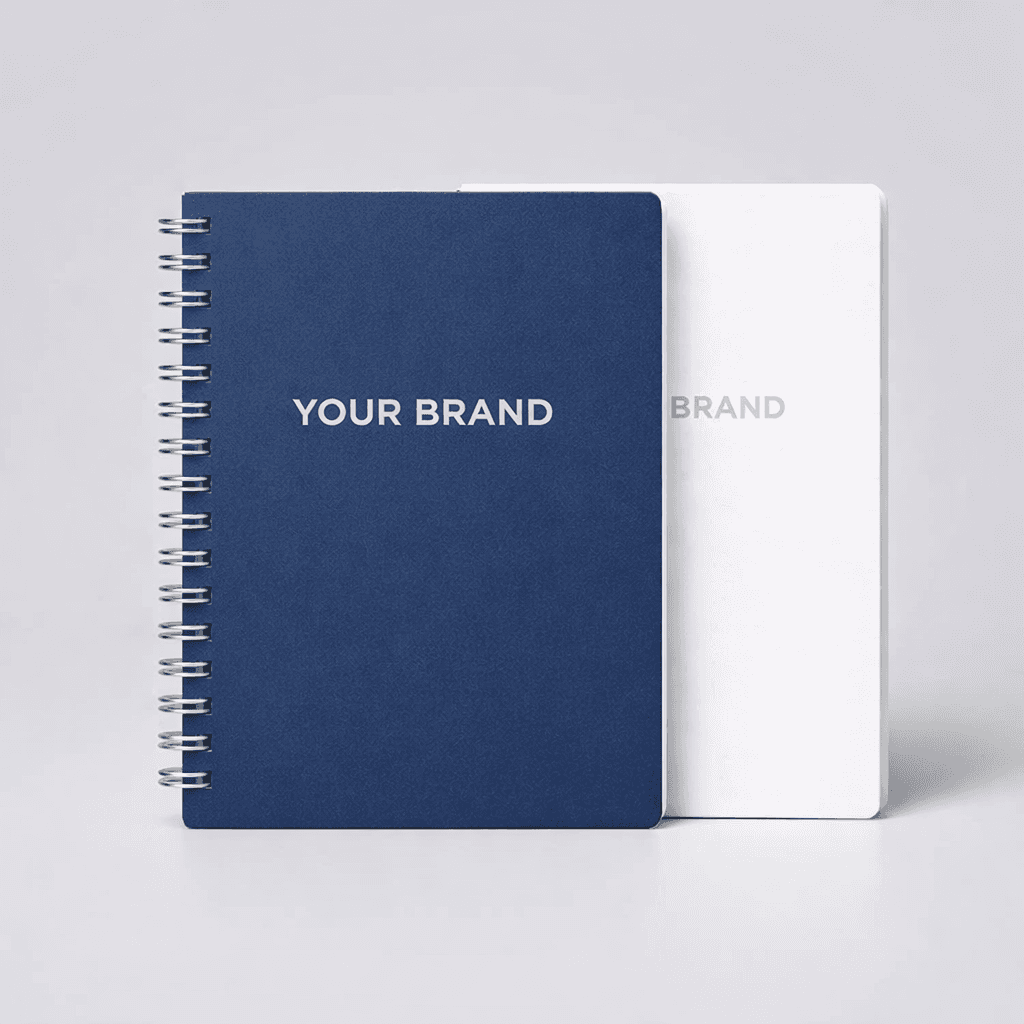 A5 Spiral Notebooks private-label product concept