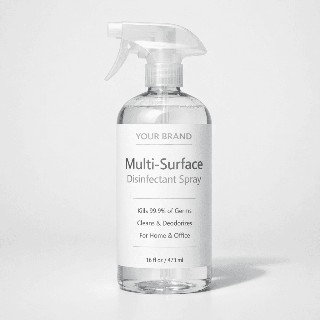 Multi-Surface Disinfectant Spray private-label product concept