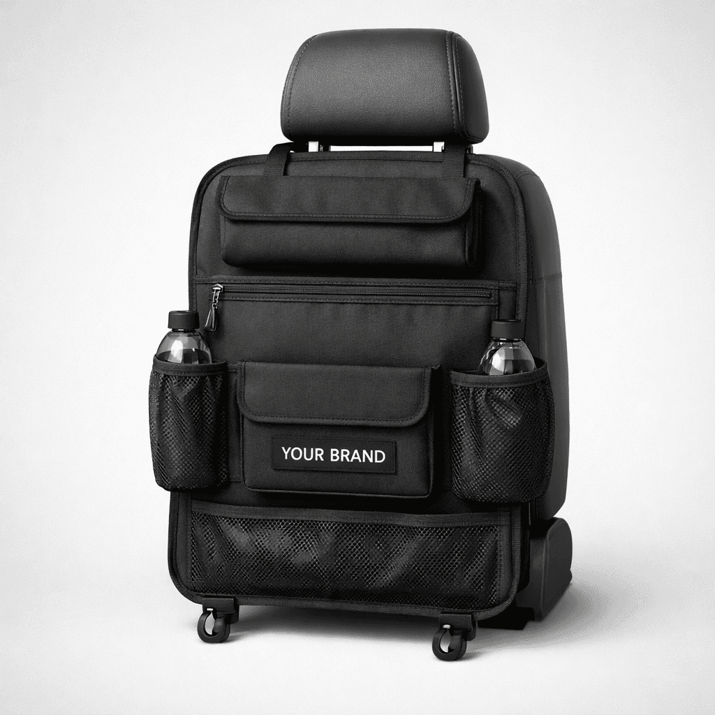 Multi-Pocket Car Seat Organizer private-label product concept