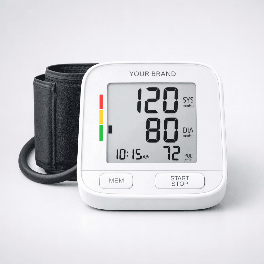 Digital Blood Pressure Monitor private-label product concept