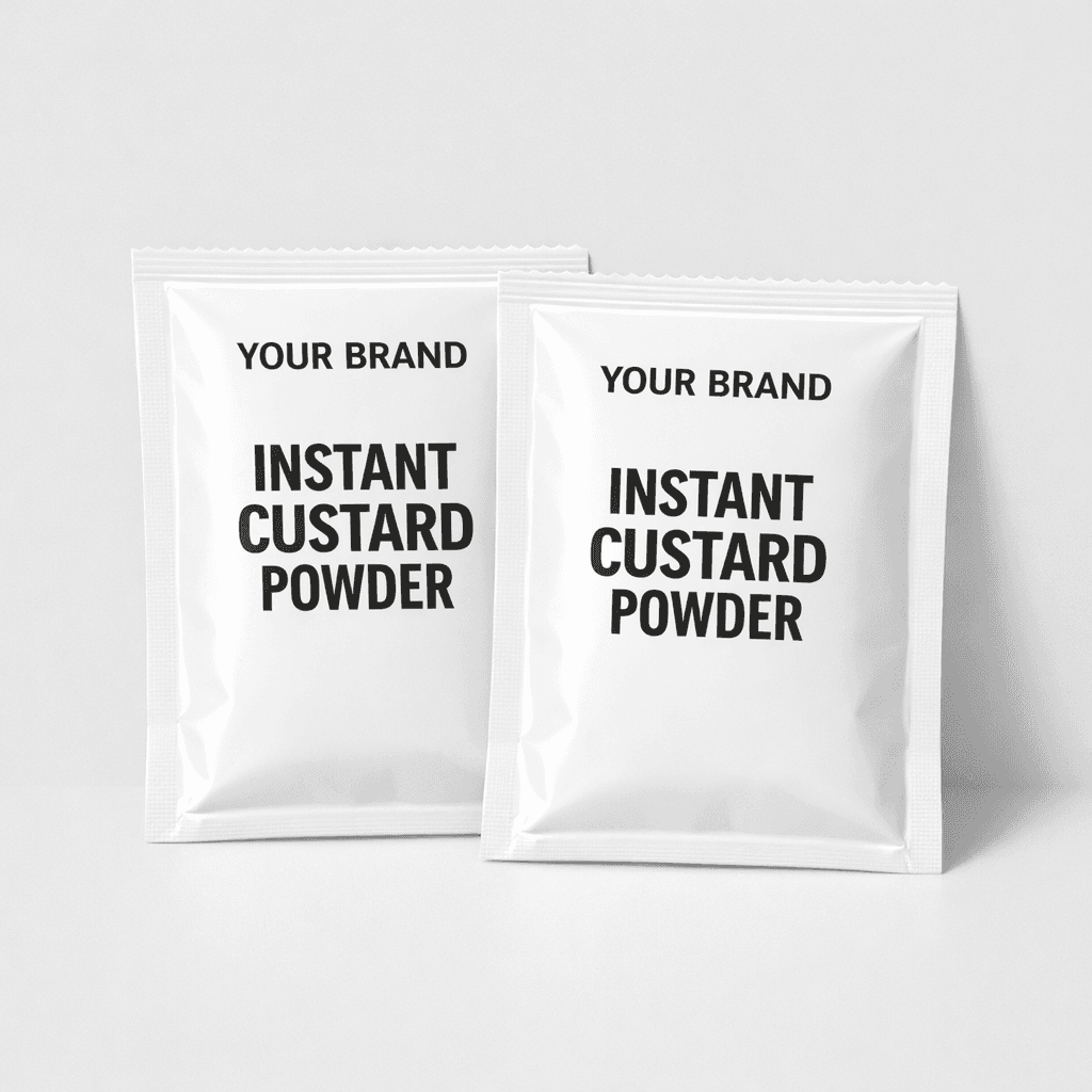 Instant Custard Powder Sachets private-label product concept