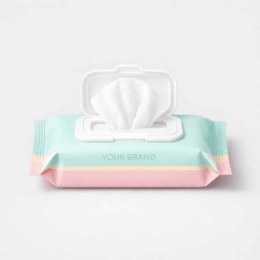 Baby Wet Wipes Travel Pack private-label product concept