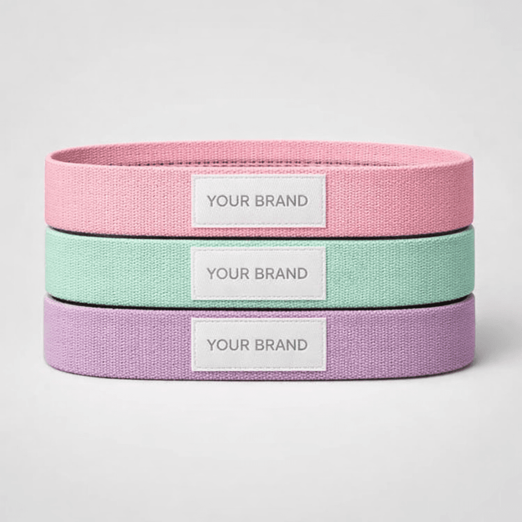 Adjustable Fabric Resistance Bands private-label product concept