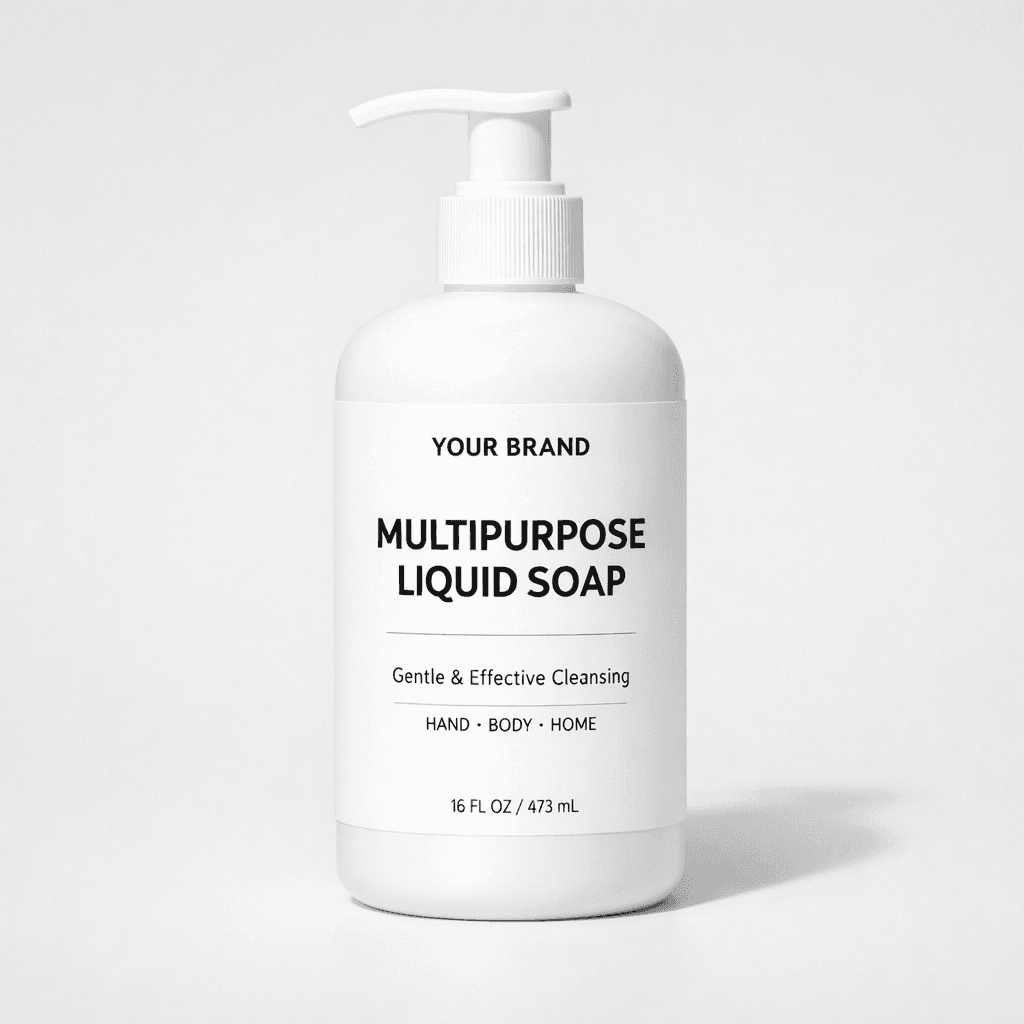 Multipurpose Liquid Soap private-label product concept