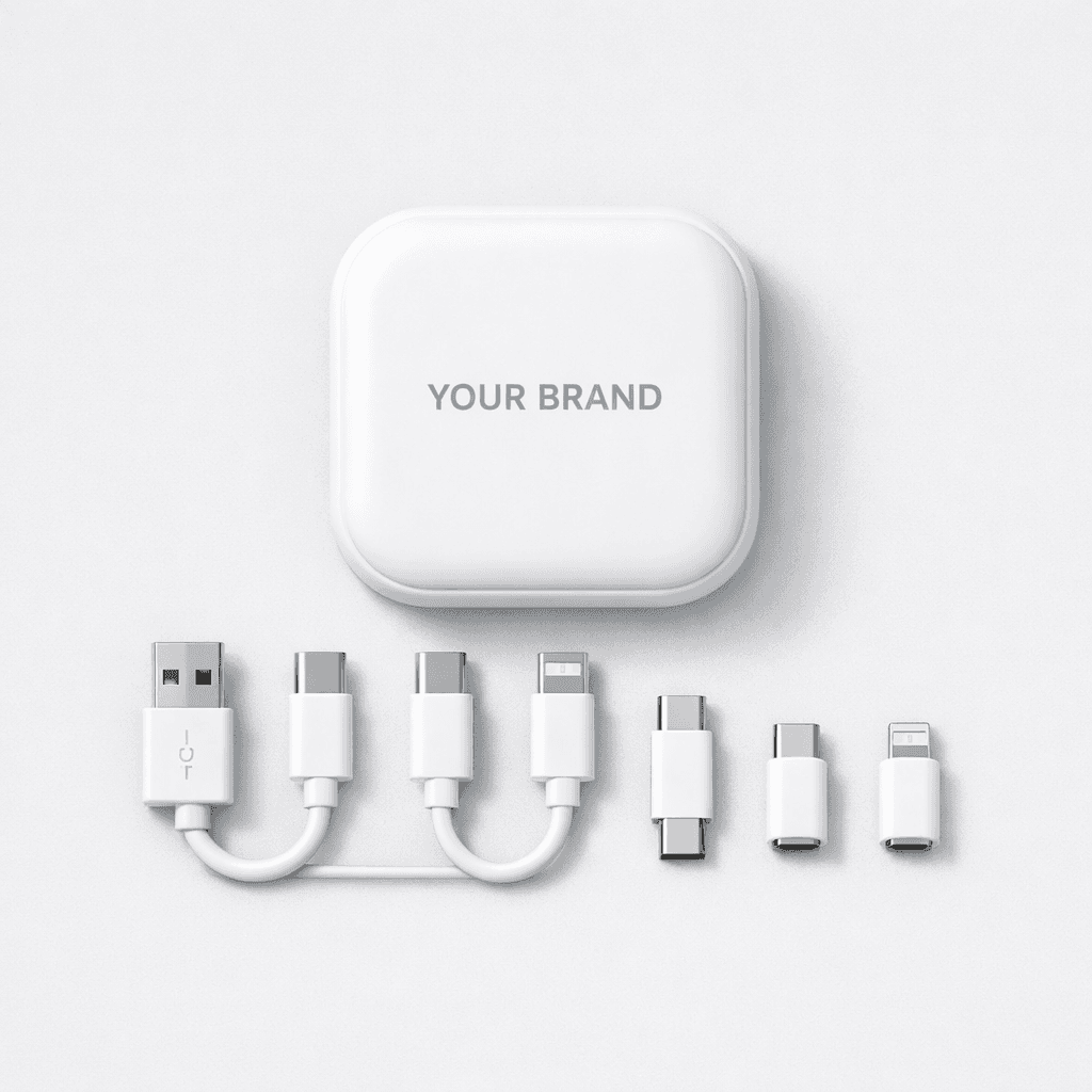 Portable USB Charging Cable Set private-label product concept