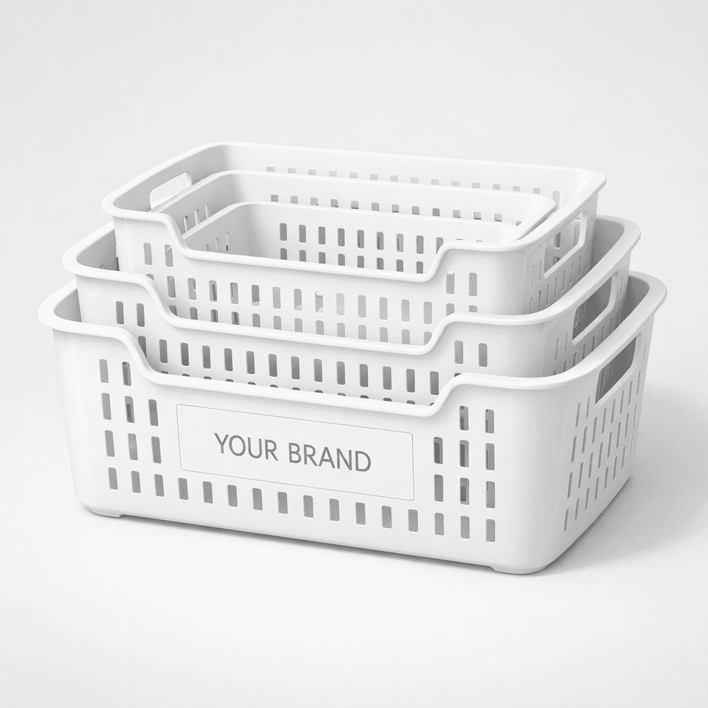 Stackable Storage Baskets private-label product concept
