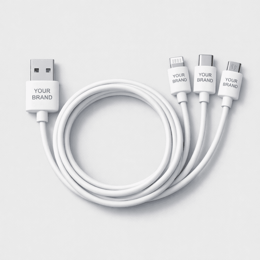 Universal Charging Cable 3-in-1 private-label product concept