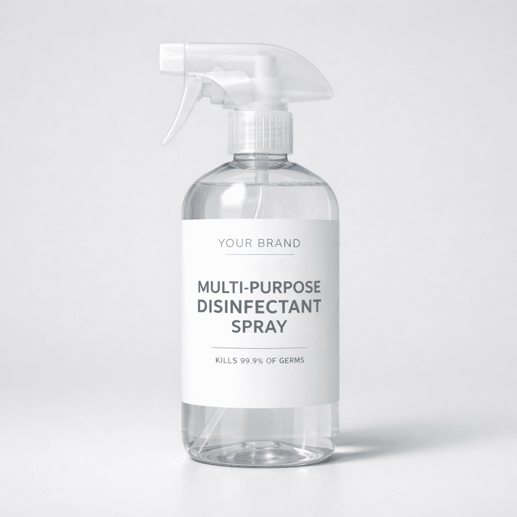 Multi-Purpose Disinfectant Spray private-label product concept