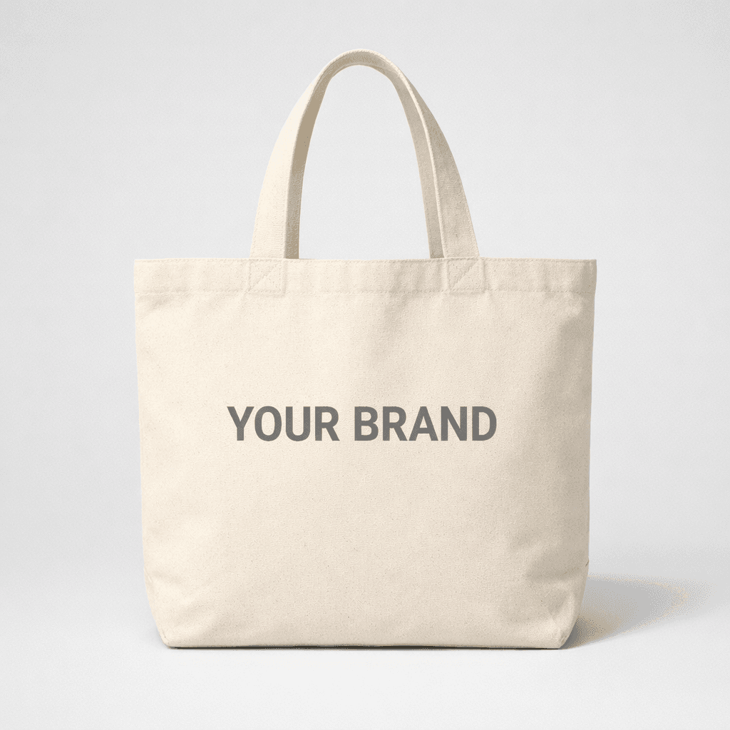 Minimalist Canvas Tote Bag private-label product concept