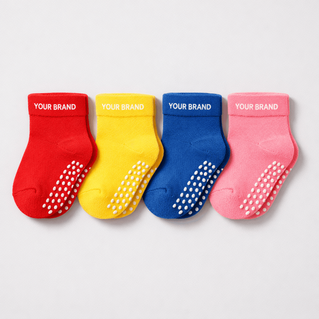 Kids’ Anti-Slip Socks Pack private-label product concept