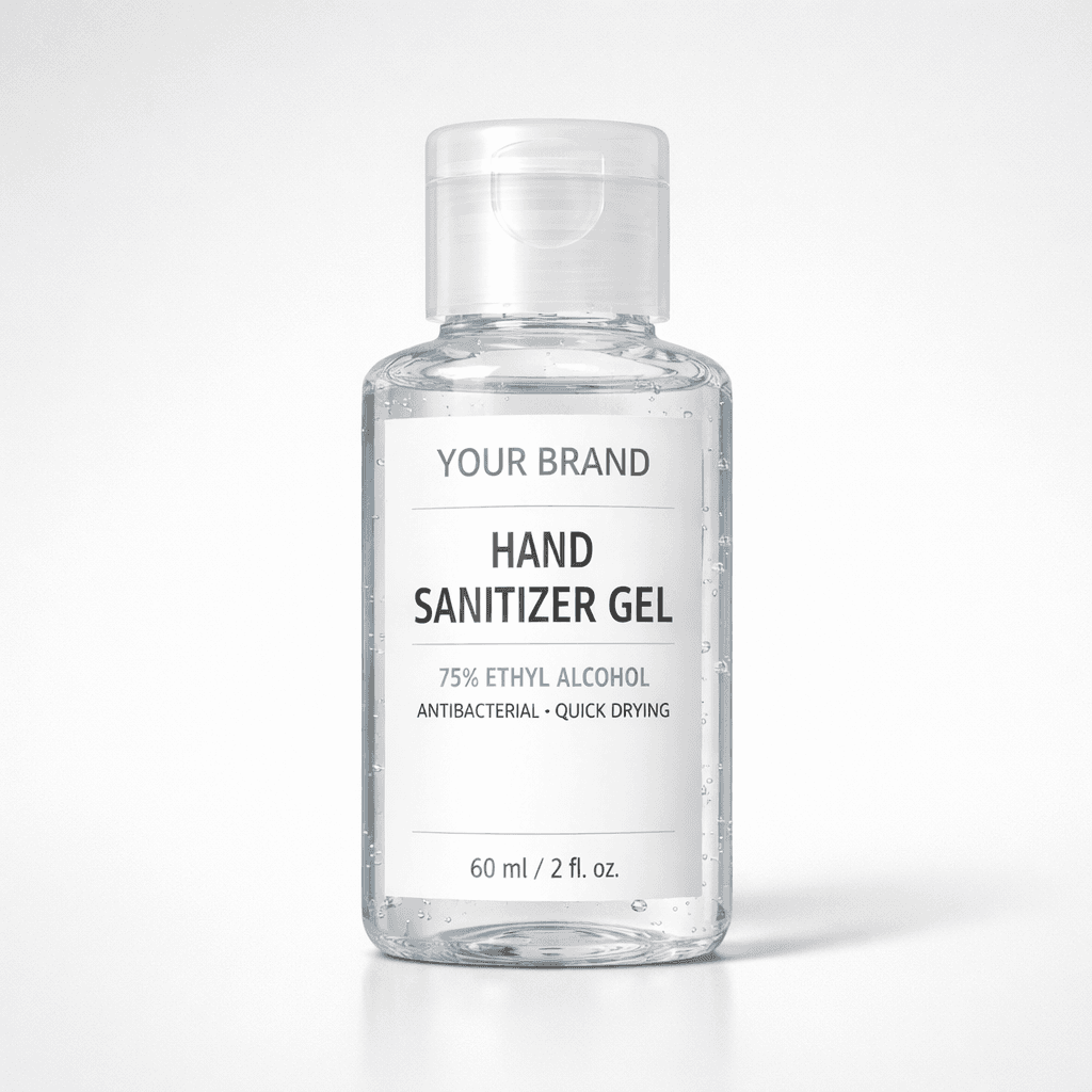 Portable Hand Sanitizer Gel 60ml private-label product concept