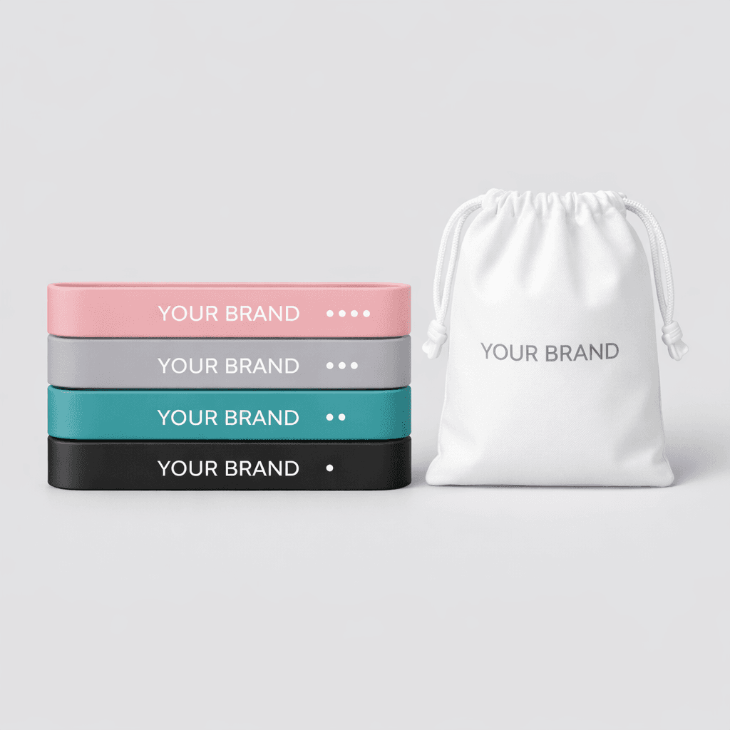 Soft-Touch Resistance Bands Set private-label product concept
