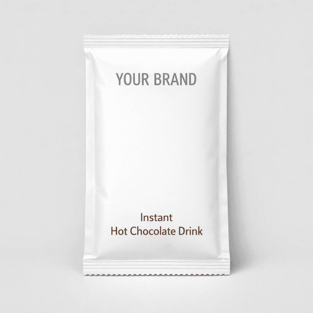 Instant Hot Chocolate Drink Sachets private-label product concept