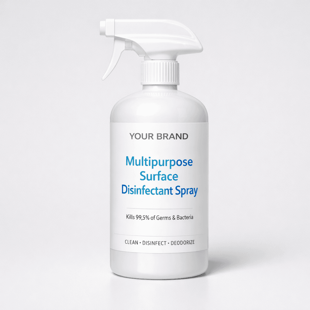 Multipurpose Surface Disinfectant Spray private-label product concept