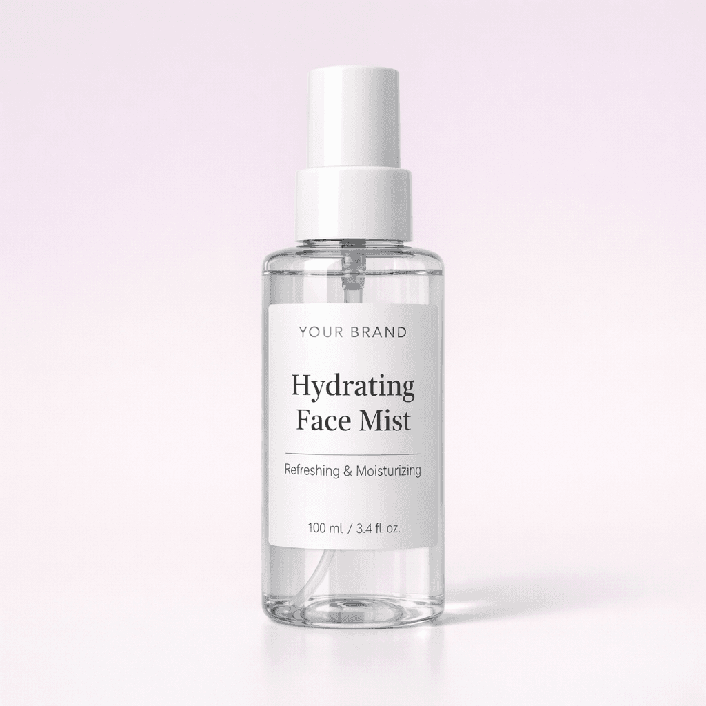 Hydrating Face Mist Spray private-label product concept