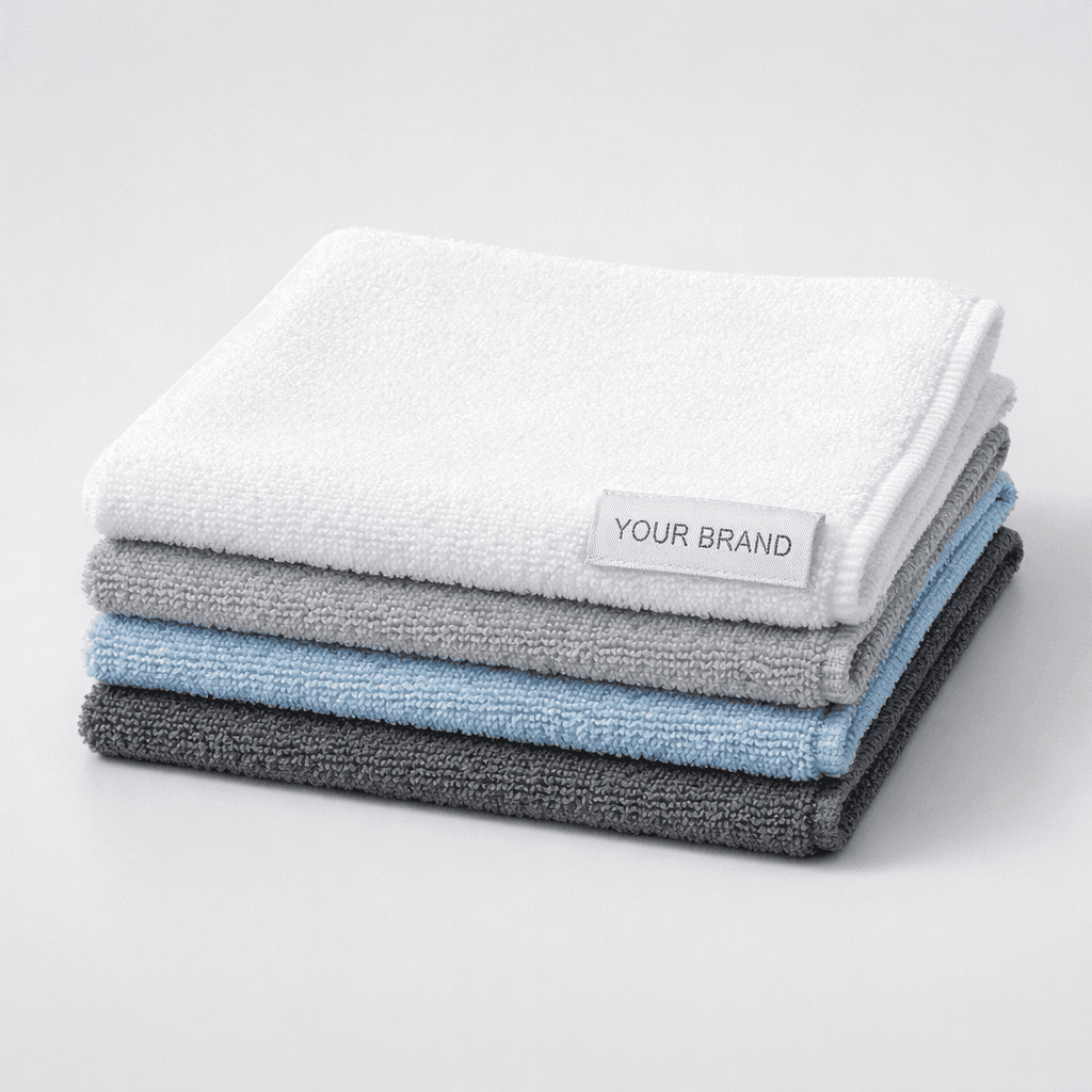 Soft Microfiber Cleaning Cloth private-label product concept