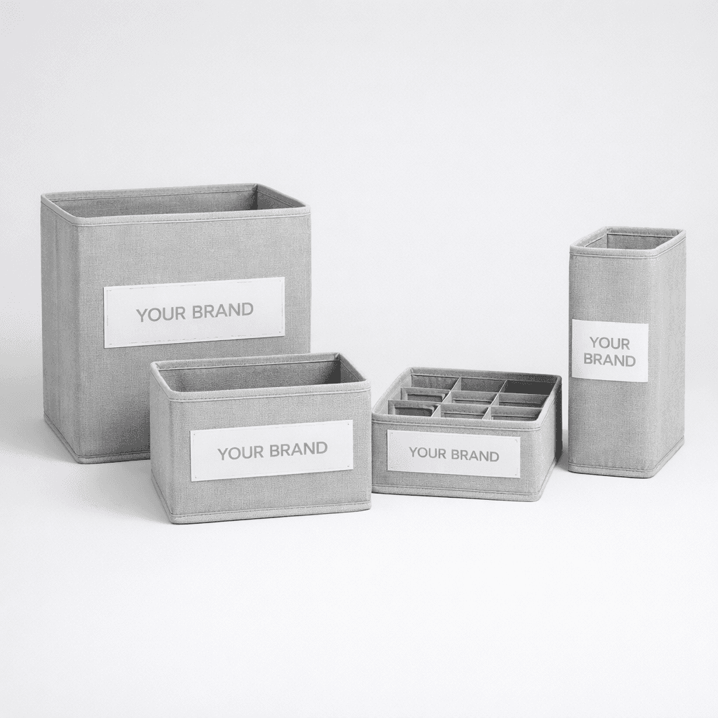Fabric Wardrobe Organizer Cubes private-label product concept