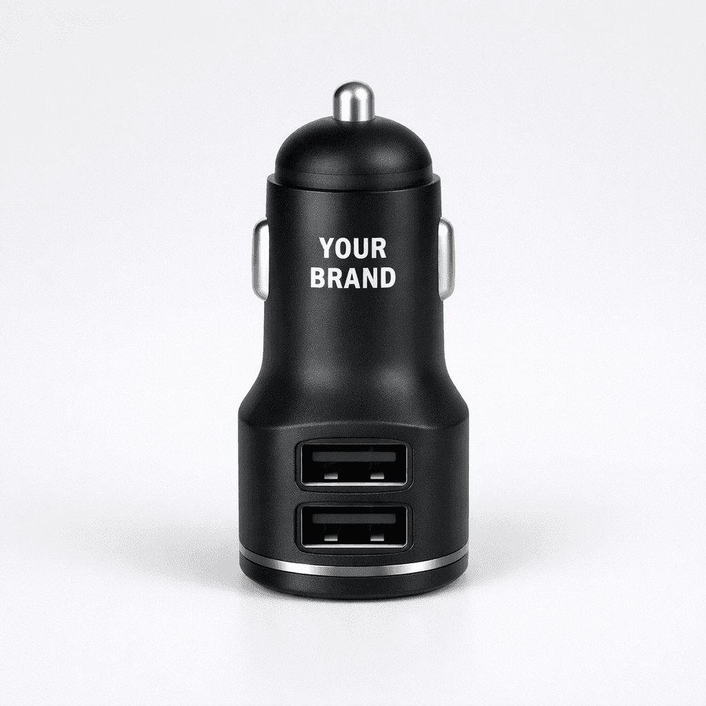 Dual-USB Car Charger private-label product concept