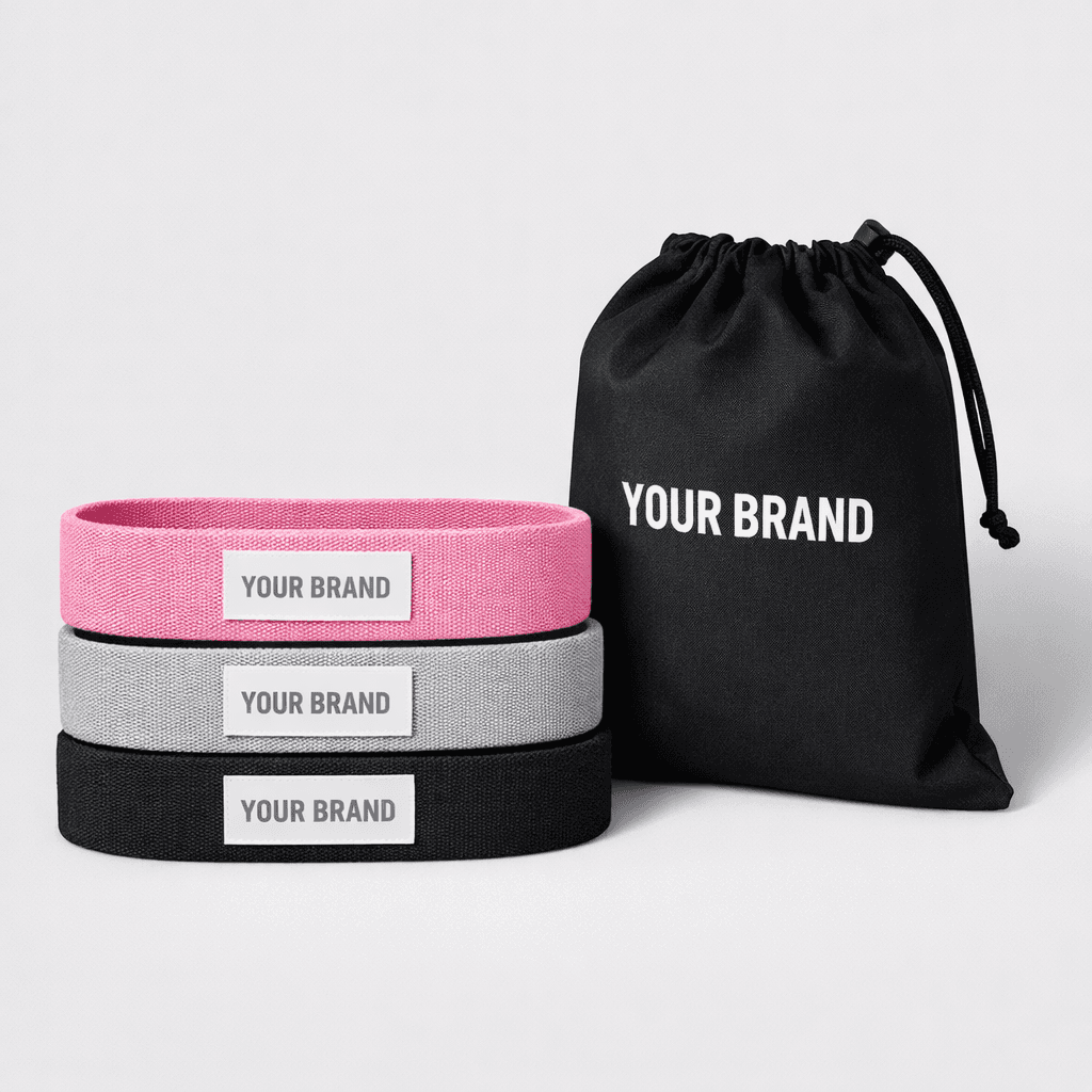 Fabric Resistance Bands Set private-label product concept