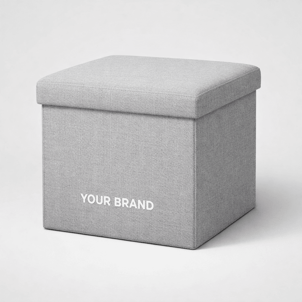 Foldable Storage Ottoman private-label product concept