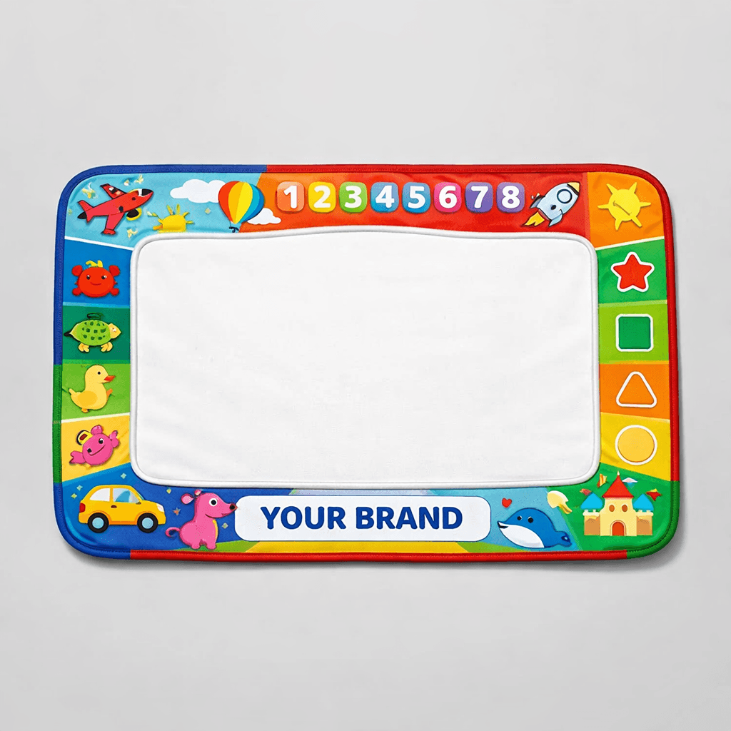 Kids’ Water Drawing Mat private-label product concept