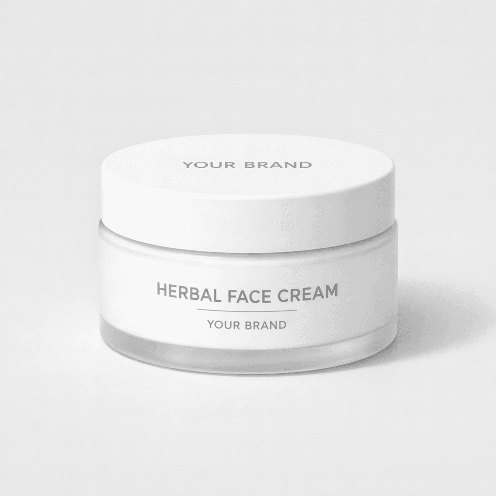 Herbal Face Cream private-label product concept
