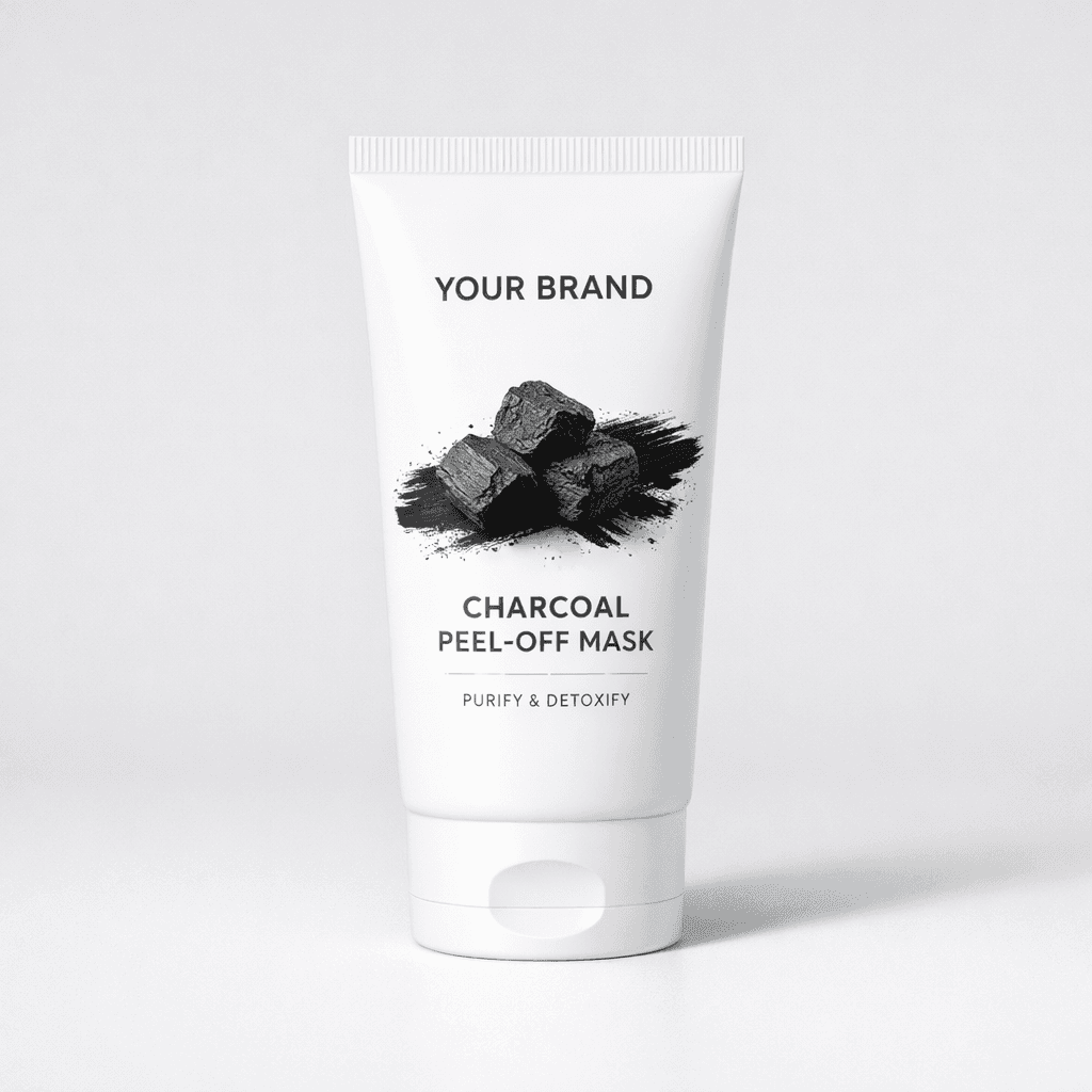 Charcoal Peel-Off Face Mask private-label product concept