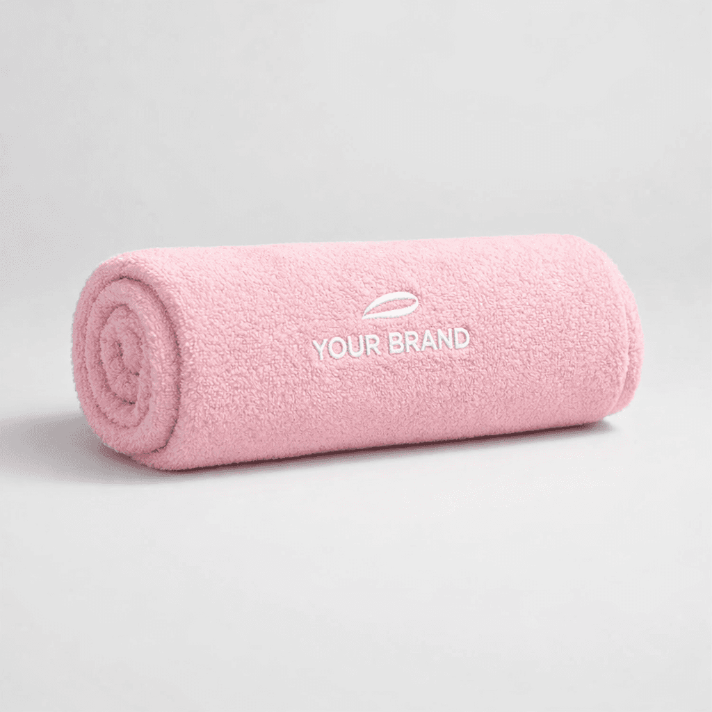 Soft Microfiber Hair Towel private-label product concept