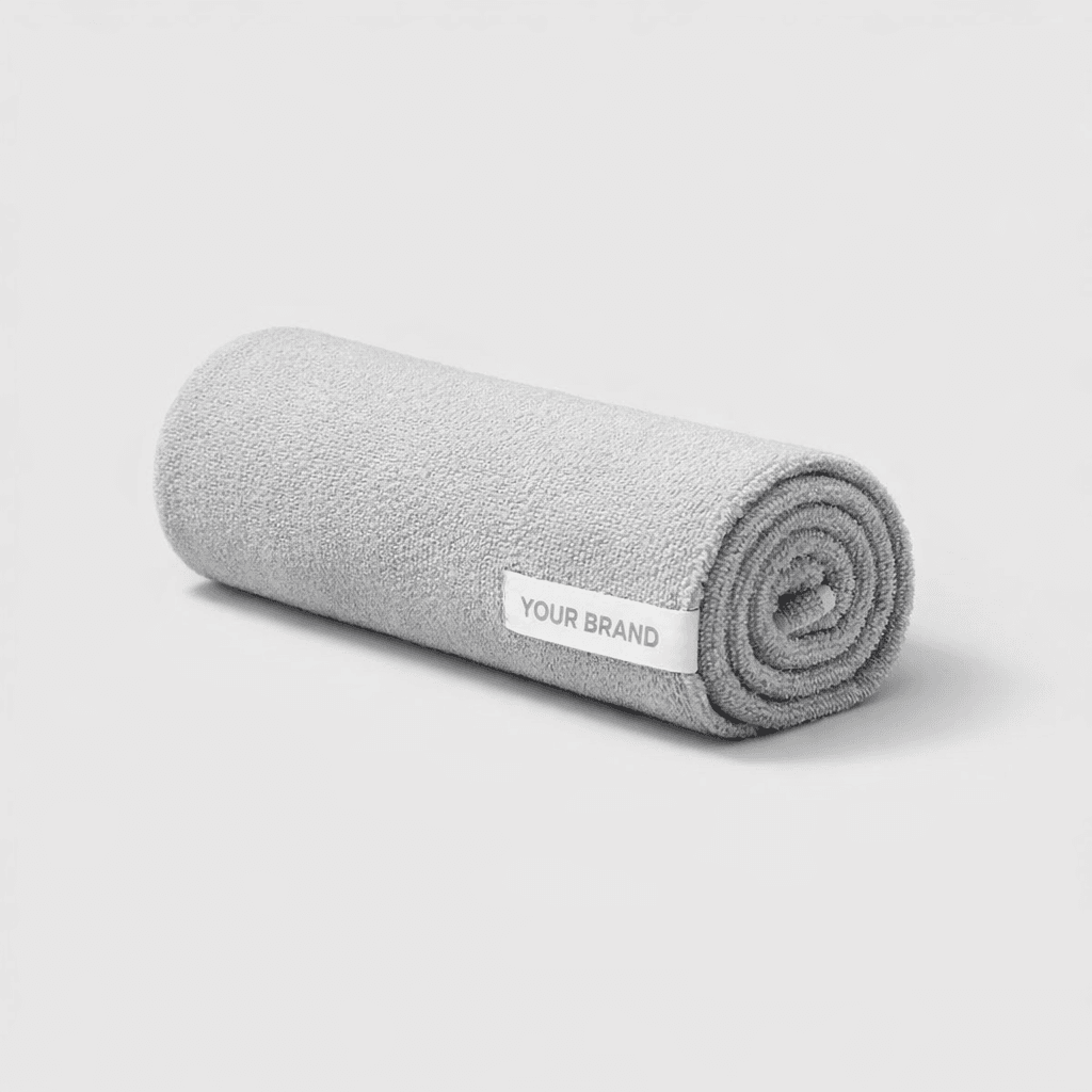Microfiber Fitness Towel private-label product concept