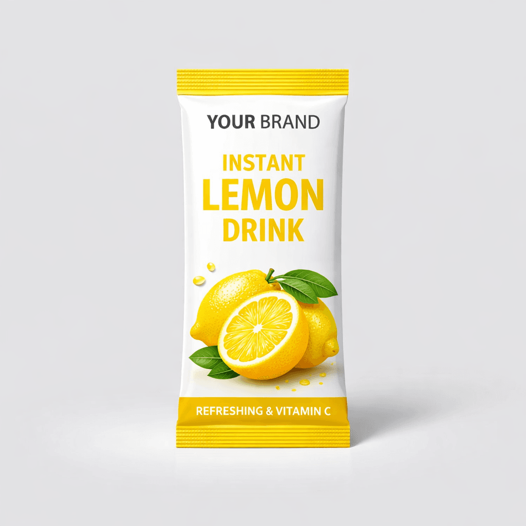 Instant Lemon Drink Sachets private-label product concept