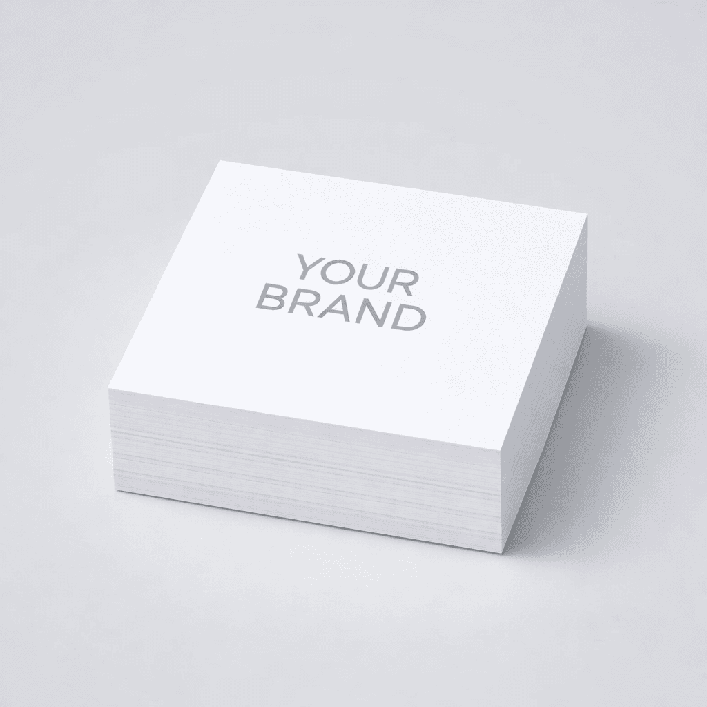 Paper Sticky Notes Block private-label product concept