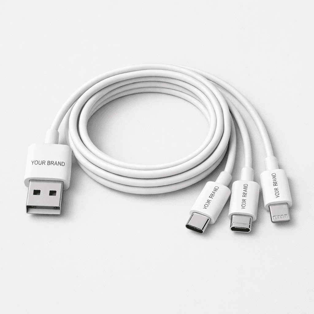 Multi-Device Charging Cable private-label product concept
