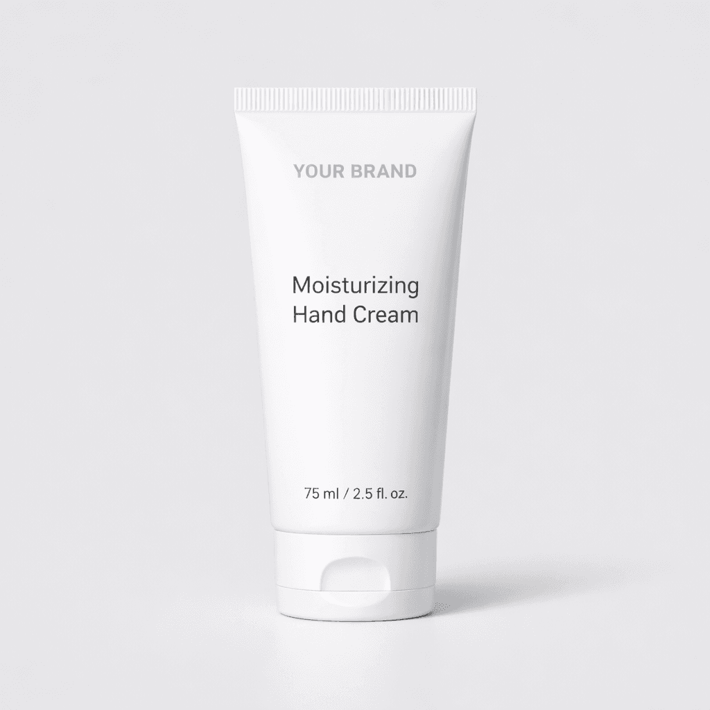Moisturizing Hand Cream Tube private-label product concept
