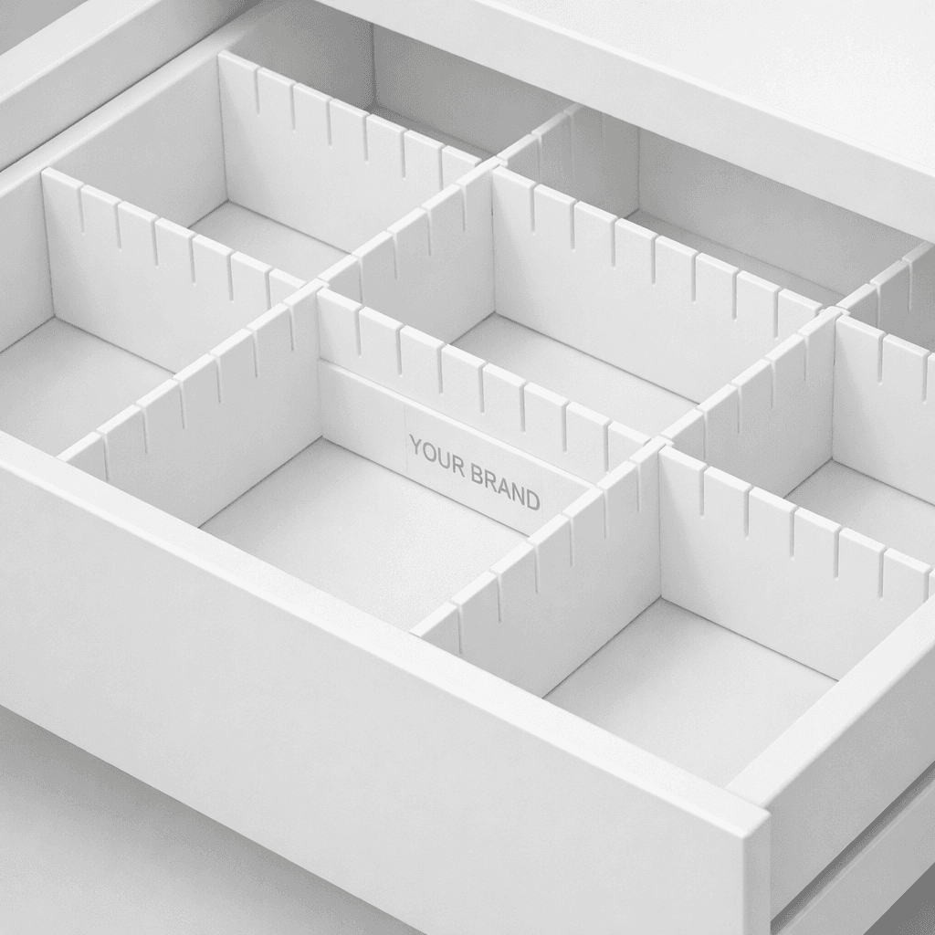 Plastic Drawer Dividers private-label product concept