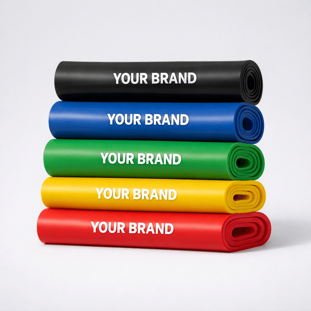 Fitness Resistance Bands Set private-label product concept