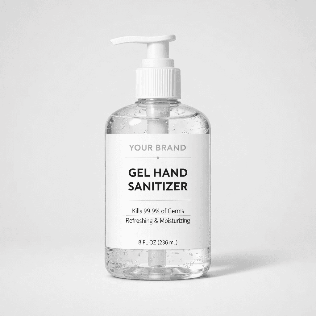 Gel Hand Sanitizer private-label product concept