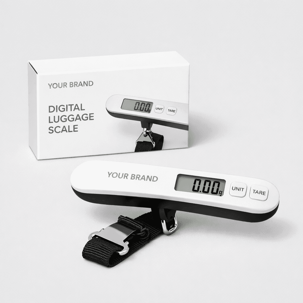 Portable Luggage Weighing Scale private-label product concept