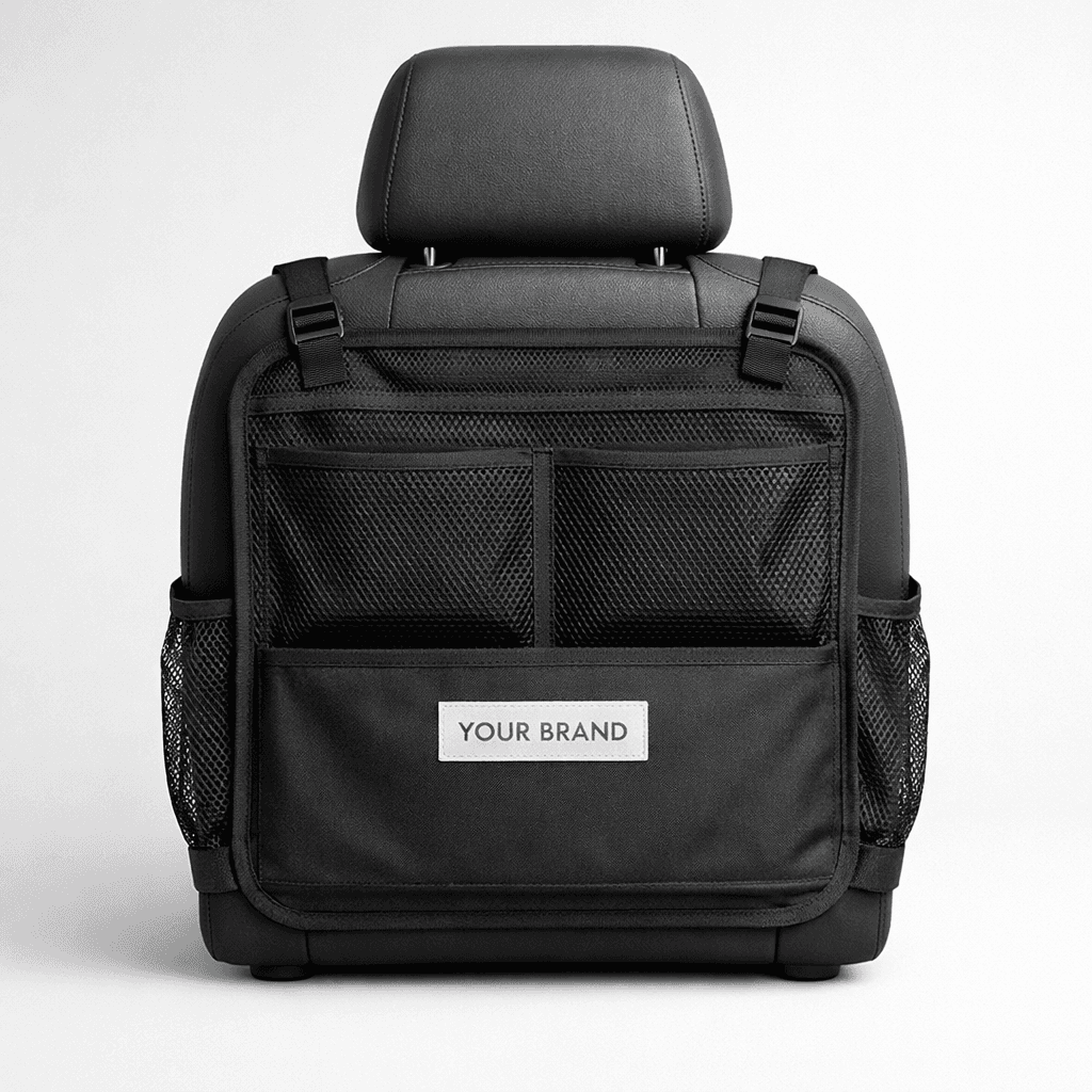 Mesh Car Seat Organizer private-label product concept