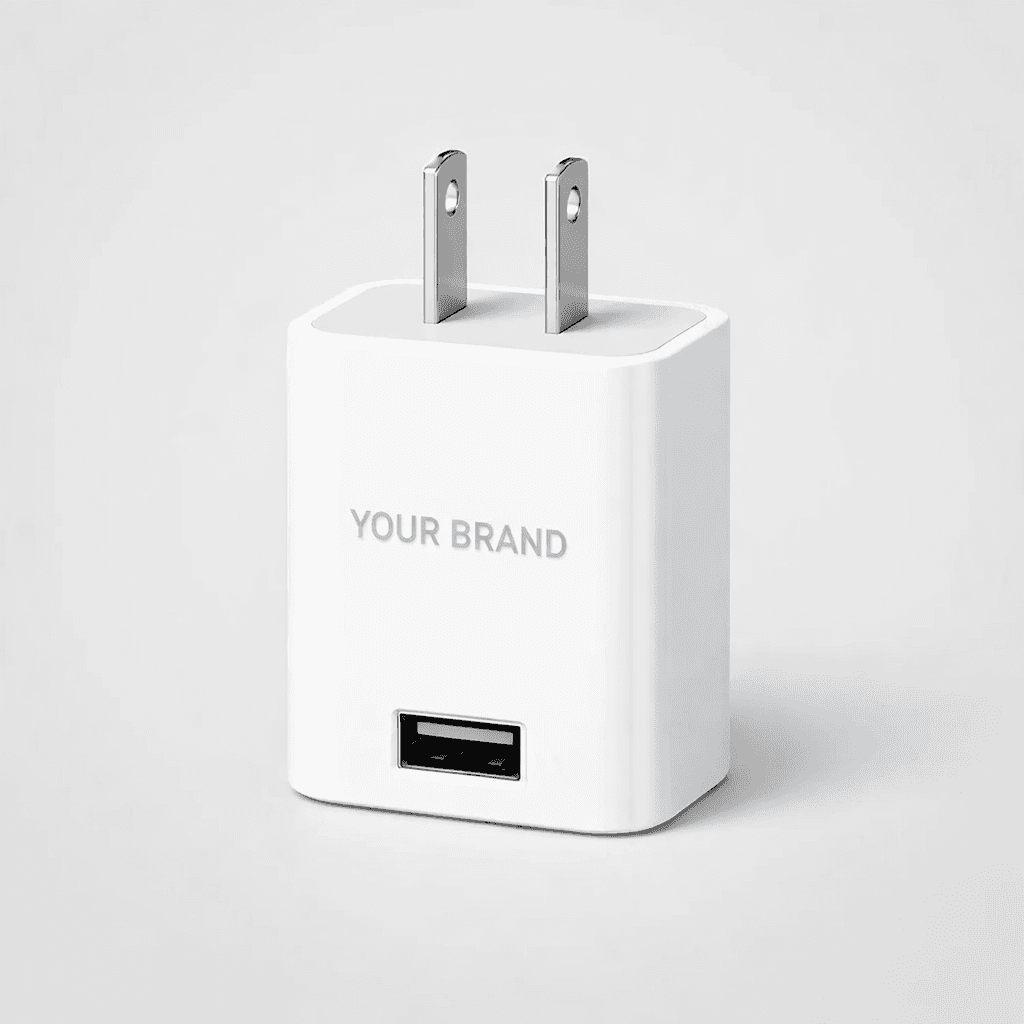Universal USB Wall Charger private-label product concept